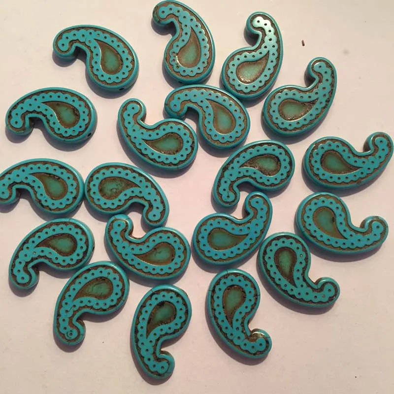 

Loose Spacer Straight Hole Synthetic Turquoises Bead Cloud Shape For Jewelry Making