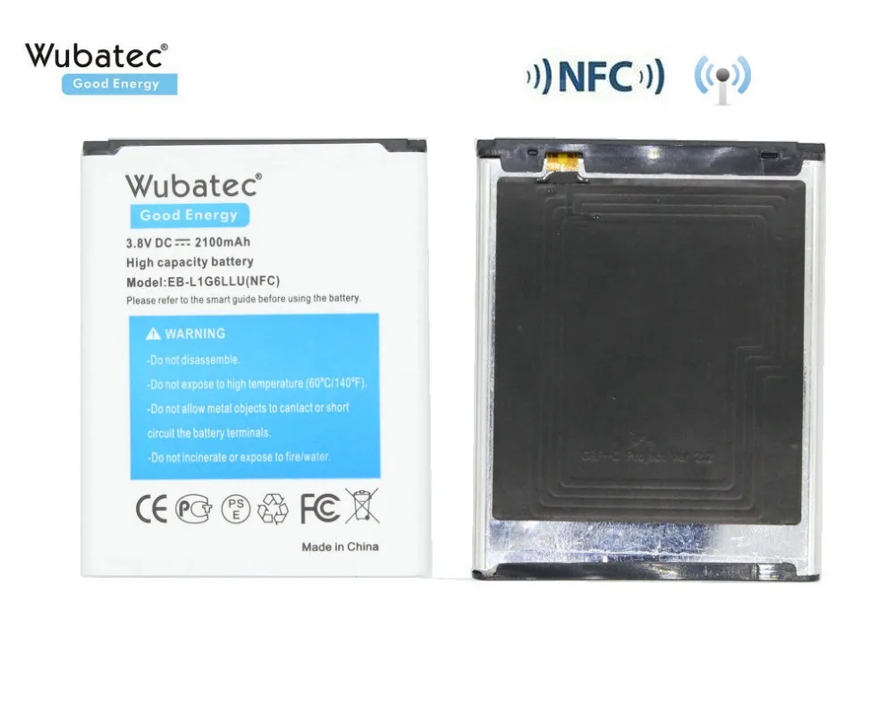 Сменный аккумулятор Wubatec 2100 мА · ч NFC EB-L1G6LLU для Samsung Galaxy S3 S 3 i9300 I9308 I9305 T999 L710 i747 i535 L300