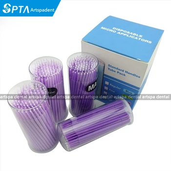 

Dental Disposable Micro Brush Micro Applicators materials Regular size Purple