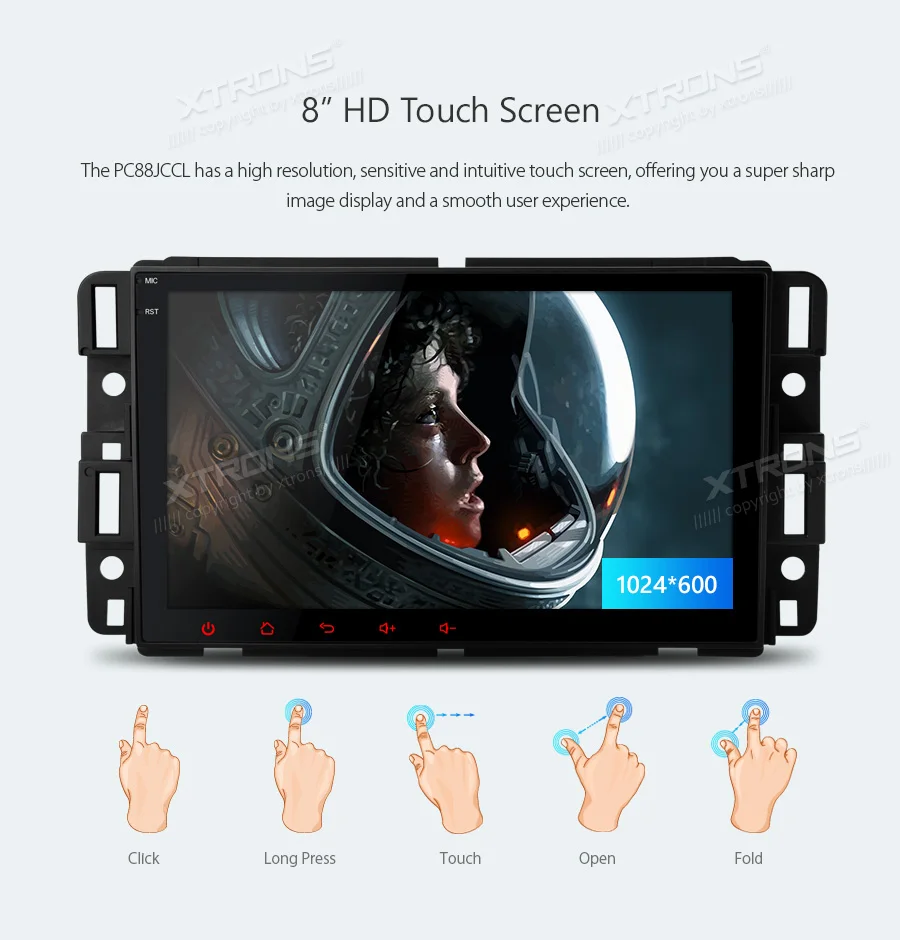 Clearance 8" Android 8.1 Oreo OS Car Multimedia GPS Radio for Buick Enclave 2008 2009 2010 2011 2012 with Split Screen Function Support 7