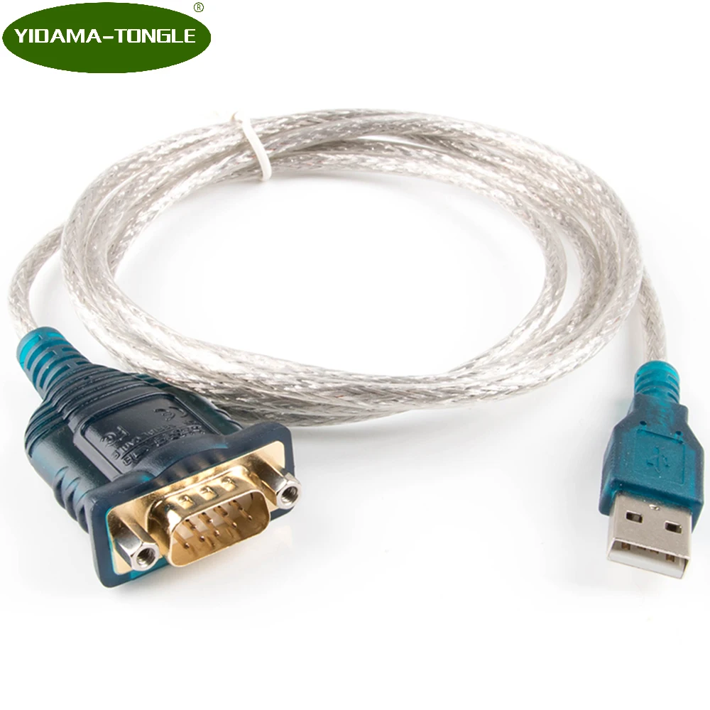 

USB 2.0 to RS232 Serial DB9 Male Adapter Cable ISDN terminal PDA bar code for Windows10, 8, 7, Vista, XP, 2000, 98, Linux, Mac