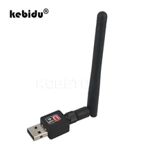 Kebidu Мини wifi 150 м USB адаптер WiFi беспроводной LAN компьютер беспроводная сеть 802.11n/g/b карта для ПК wifi адаптер с антенной