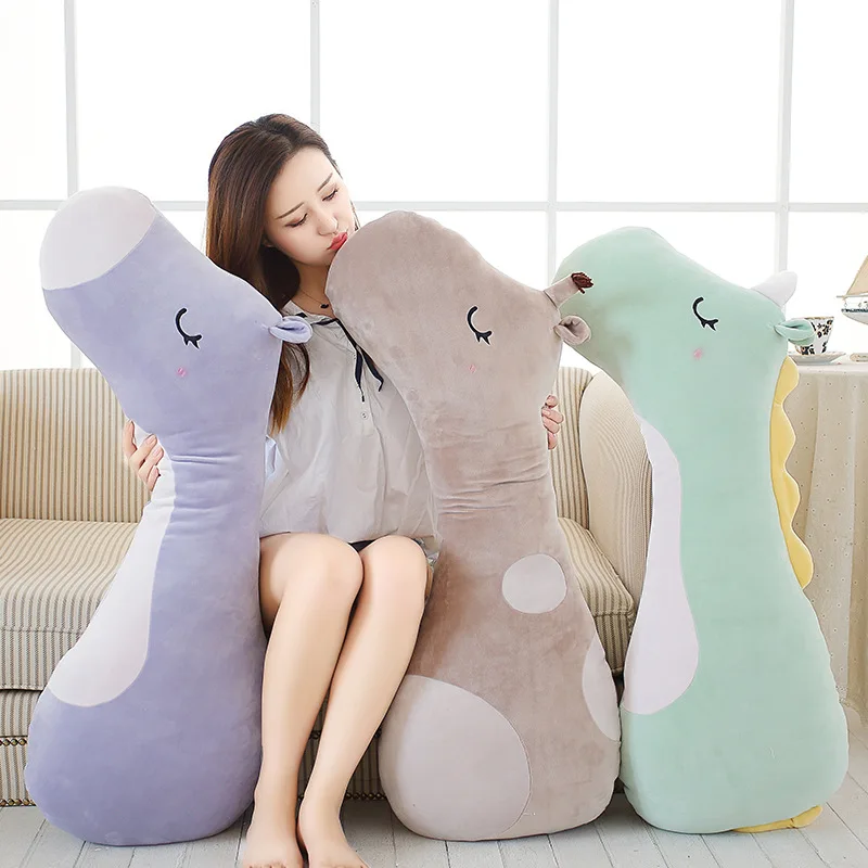 

1pc 100cm Soft Large Unicorn Giraffe Horse Plush Toy Animal Stuffed Pillow Cute Baby Kids Unicorn Sleeping Pillows Doll