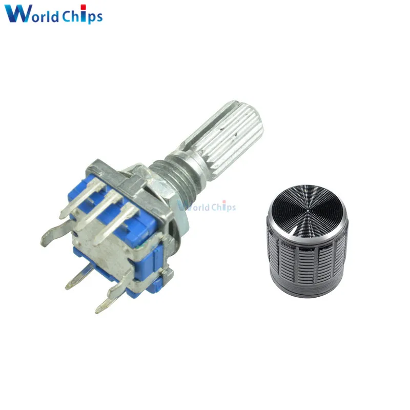 10pcs//lot Rotary Encoder Switch Five feet Short Handle