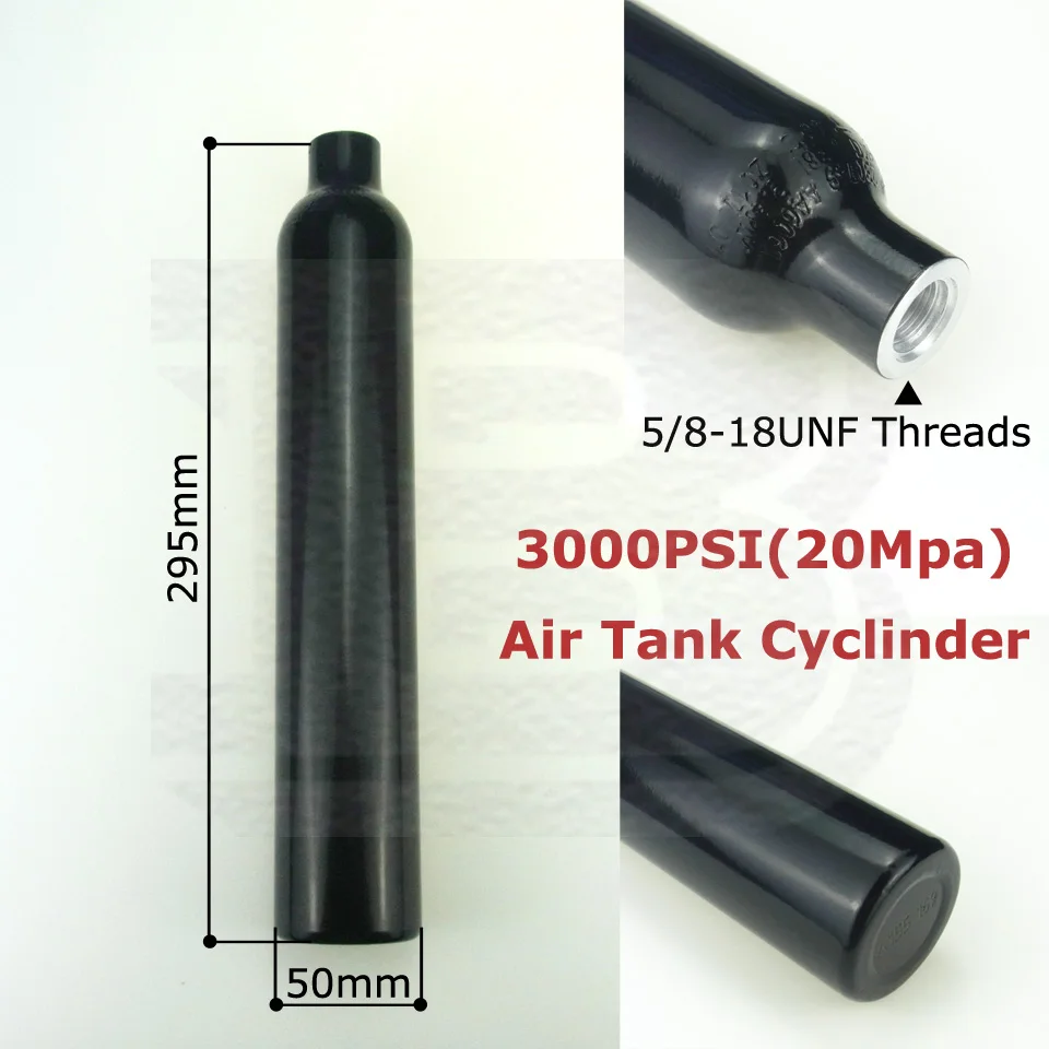 New Paintball PCP Air Tank Cyclinder 3000PSI/207BAR/20Mpa 0.38L HPA
