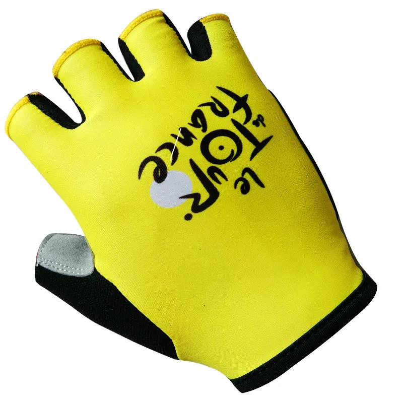 Тур де Франс команда мужские велосипедные перчатки Guantes Ciclismo гель Bici Gants Vtt Gants Cannondal Bicicleta Luvas Para Ciclismo - Цвет: tour de France