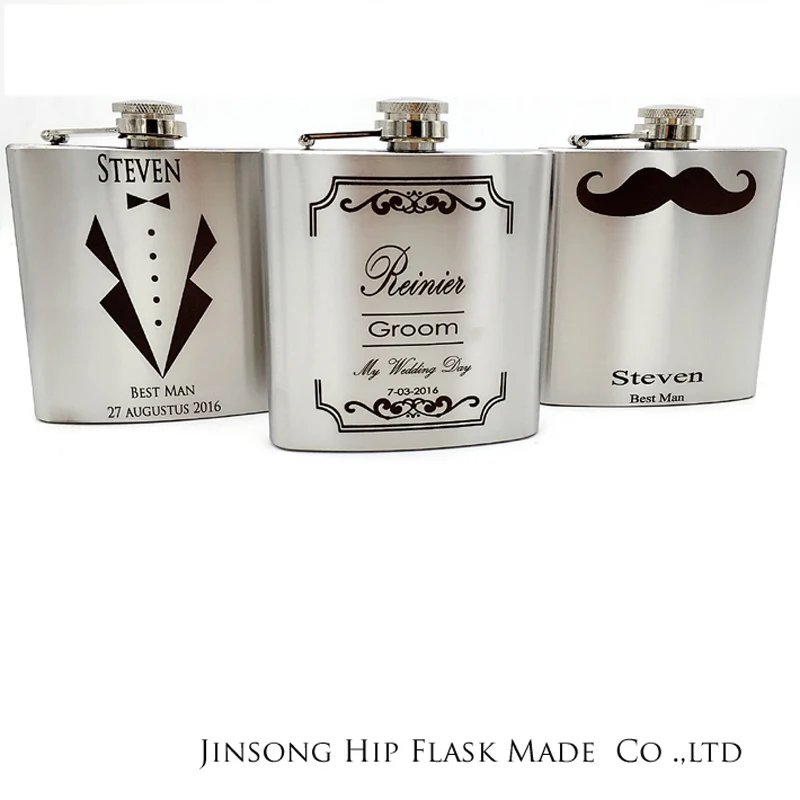 bride hip flask