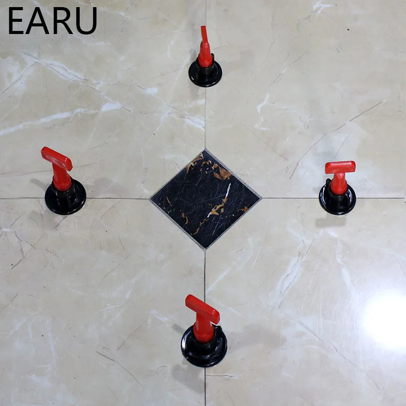 

50pcs/set Level Wedges Tile Spacers For Flooring Wall Tile Spacer Carrelage Tile Leveling System Leveler Locator Spacers Plier
