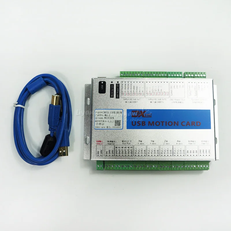 

4 axis USB mach3 motion control card four axis breakout interface board for cnc engraving machine
