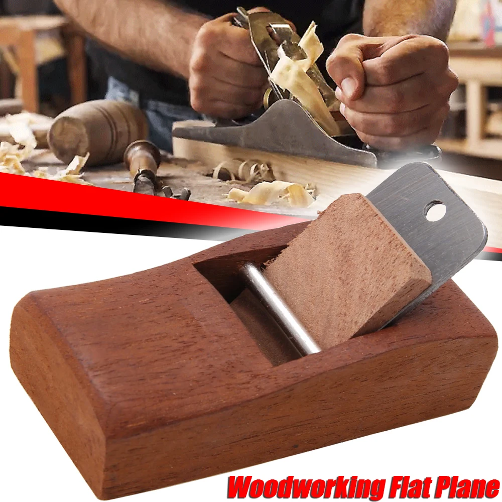 1pc Mini Woodworking Handcraft Trimming Tools Plane Wooden Hand Planer For Carpenter Woodcraft DIY Tool