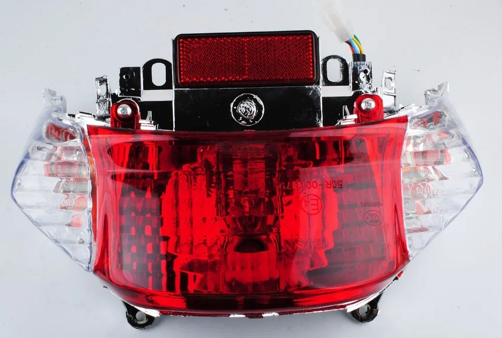 Фонарь в сборе для китайских Gy6 50cc 125cc 150cc Скутер мопед 8z1286|moped lights|assemblyt 5 |