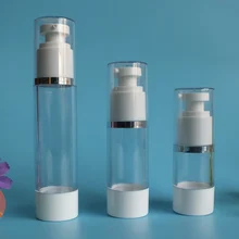 30 мл герметичная пластиковая бутылочка с дозатором бутылка для лосьон, эмульсия эссенция для глаз Сыворотка Жидкая Основа восстановление комплекс уход за кожей упаковка