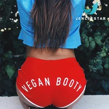 Высокая Талия письмо животик Управление короткие леггинсы Aipbunny тренировки Запуск Спорт Для женщин спортивные шорты для фитнеса дышащий эластичный тонкий