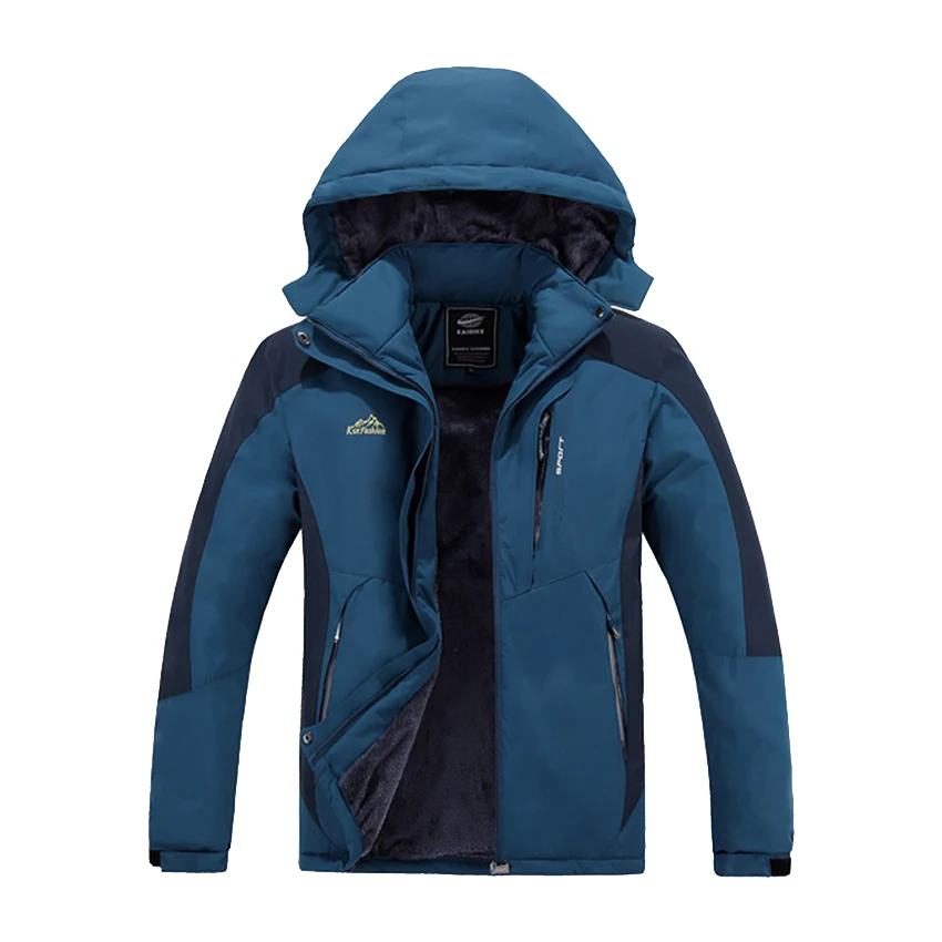 Зимняя походная куртка для мужчин и женщин из горной кожи для спорта на открытом воздухе, Водонепроницаемая дышащая ветровка для кемпинга, походов, лыжного спорта, пальто VA553