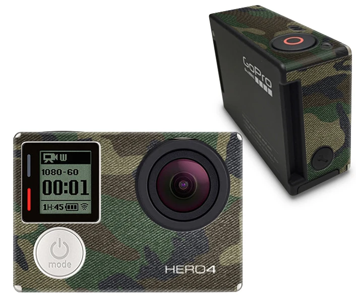 Новая горячая Распродажа для Goro Спортивная камера наклейки go pro Аксессуары для Gopro Hero 4 cam защитный чехол