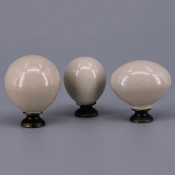 

6PCS Ceramic Kitchen Cupboard Door Drawer Knob Bedroom Furniture Wardrobe Closet Door Porcelain Handle Dresser Pulls