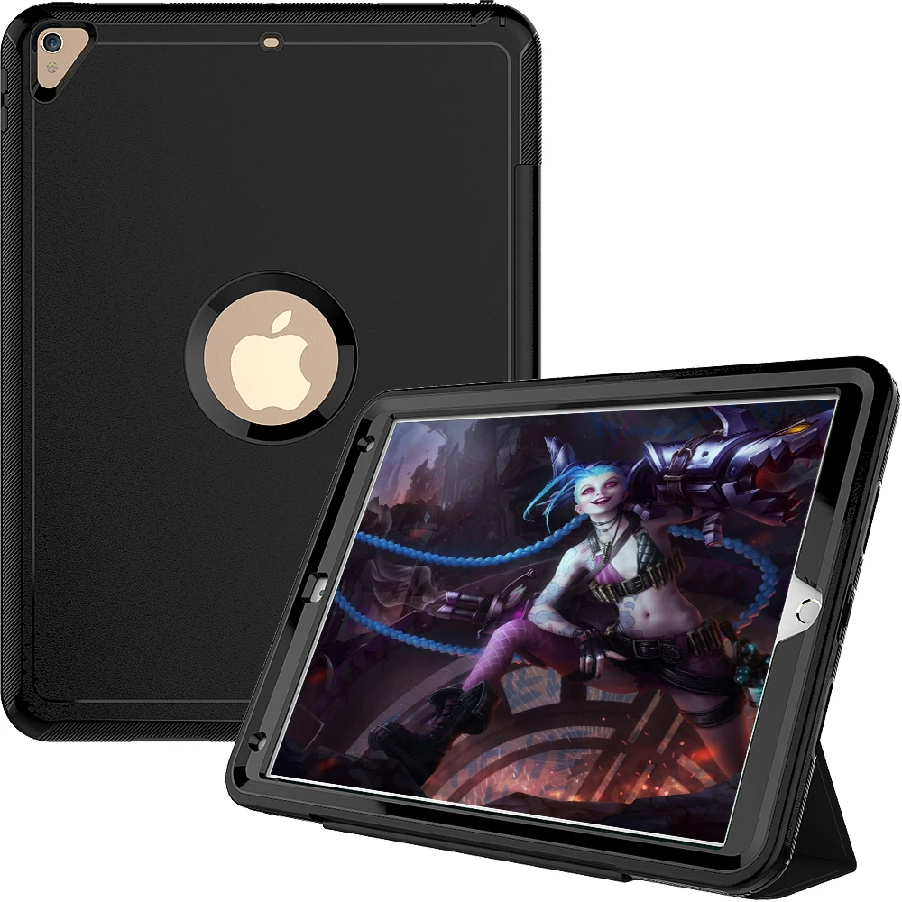 Для iPad Air 3 10 5 чехол 2019 дети Armor Heavy Duty Силиконовый Футляр основа услуга Smart Auto сна