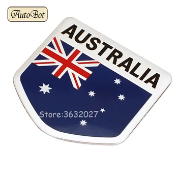 

Aluminum Car Sticker Australia Flag Decal Emblem Decorations Badge For Hyundai I30 Toyota Corolla Ford Ranger Holden Colorado