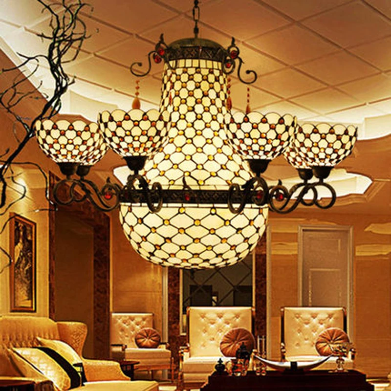 Stained Galss Chandelier.3