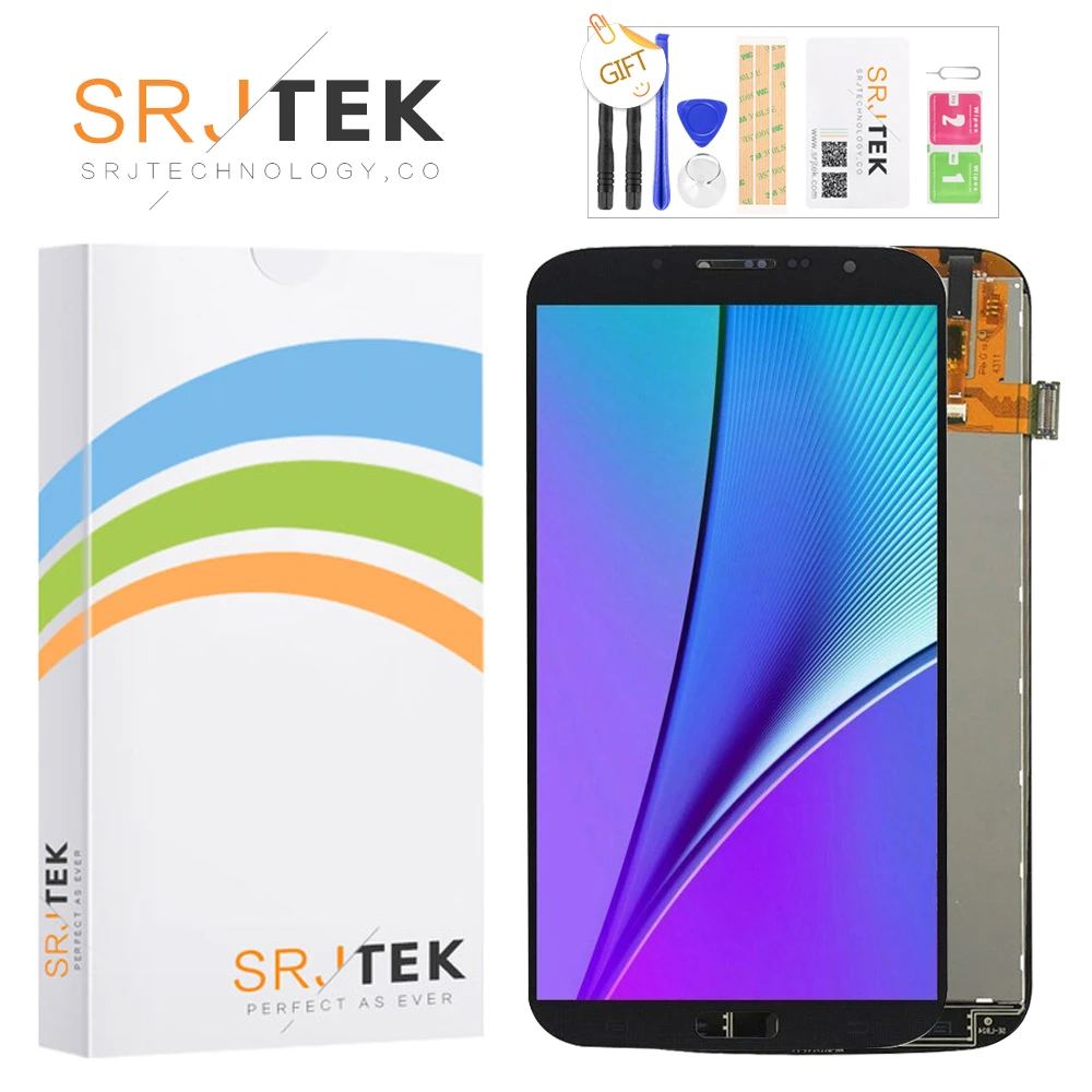 

SRJTEK For SAMSUNG Galaxy Mega 6.3 i9200 i9205 LCD Display Touch Screen Digitizer Parts For Samsung galaxy mega 6.3 lcd screen