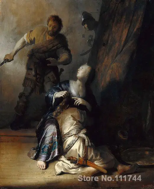 لوحات فنية عالية الجودة مرسومة باليد لوحة قماشية Samson And Delilah من Rembrand Van Rijn Painting Fine Art Arts Dummyart Reproduction Painting Aliexpress