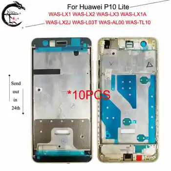 

10PCS Middle Frame For Huawei P10 Lite P10lite Middle Frame Housing Cover For WAS-LX2J WAS-LX2 WAS-LX1A WAS-L03T WAS-LX3