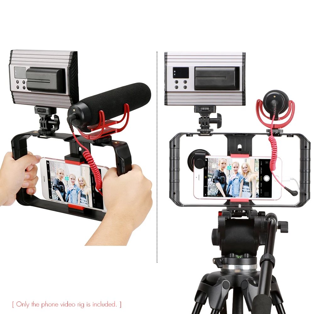 Ulanzi U-Rig ручной смартфон видео установка пленки Making Vlogging Запись чехол кронштейн стабилизатор для iPhone samsung все телефоны