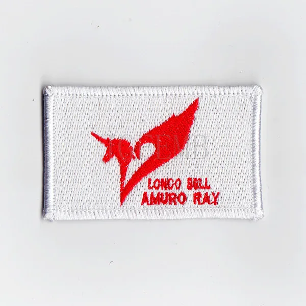 white background red design full embroidery gundam amuro ray 93 2 reddesign