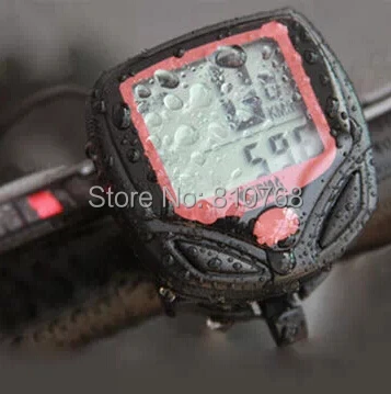Free Shipping sunding LCD digital waterproof Bike Computer Odometer Velometer bicycle speedometer accessories bike computer