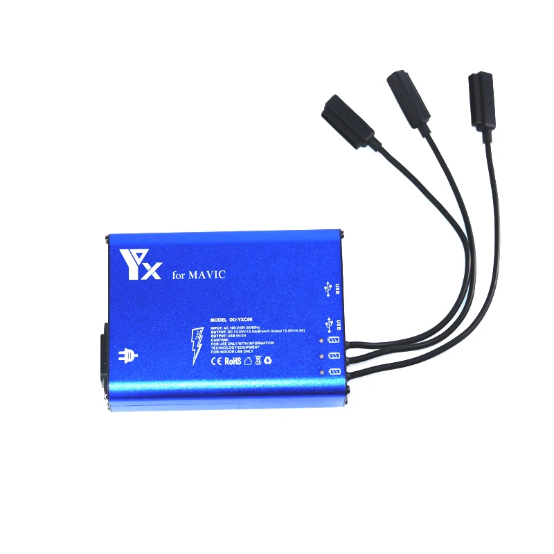 5 in 1 Battery Charger 3 Batteries & 2 USB prot Remote Control phone Plate charging For DJI Mavic Pro Drone Accessories 1 (1)