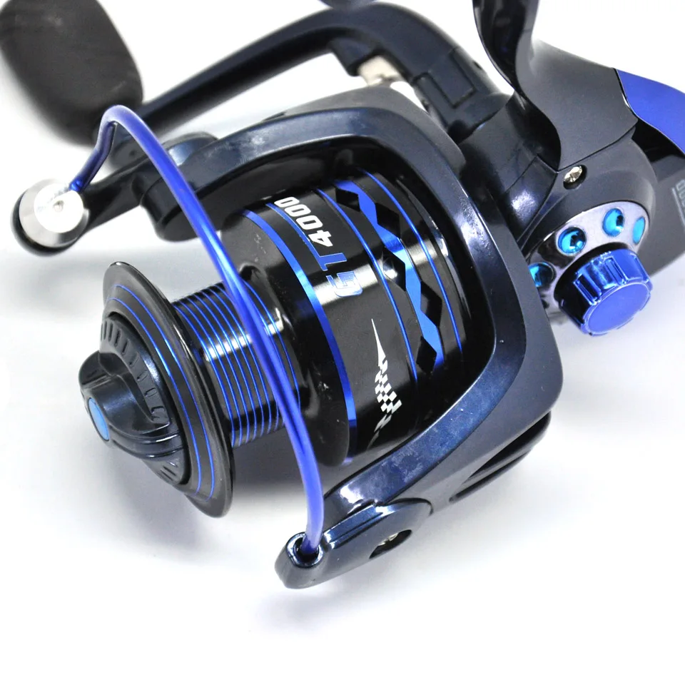 Topline Brand New Metal Spinning Fishing Reel 6BB Fishing Tackle Pesca Carrete Spinnning Reel Feeder Carp Fishing Wheel 500-6000