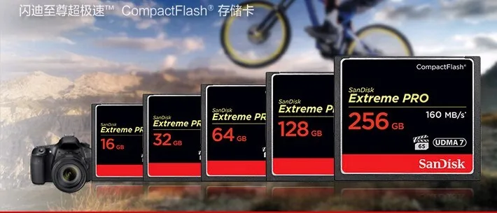 Sandisk Extreme Pro CF карт 64 Гб оперативной памяти, 32 Гб встроенной памяти, 128 Гб карта памяти Compactflash до 160 МБ/с. читать Скорость для цифровой камеры/DSLR пришел