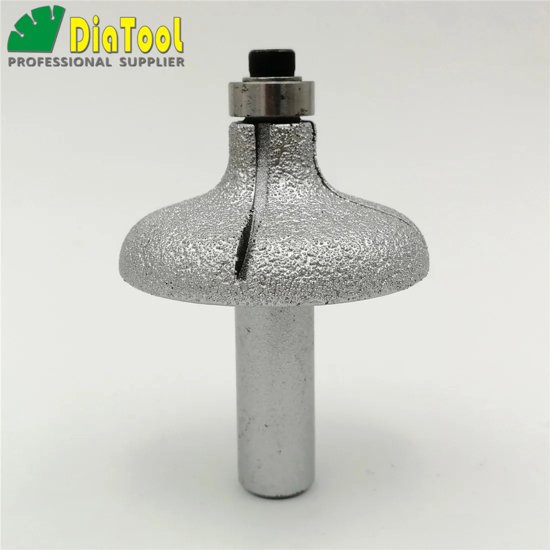 DIATOOL No.22 Vacuum Brazed Diamond Router Bits With 1/2" Shank For