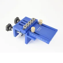 08400 Woodworking Tool Set Log Tenon Hole Punch Combo Triple Punch Locator Woodworking 8mm 10mm Hand Tools