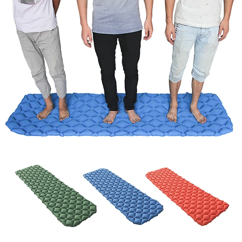 

Inflatable Air Sleeping Mattress,Multi Functional Ultralight Thick Waterproof Damp-proof Portable Outdoor Travel Camping Mat Pad