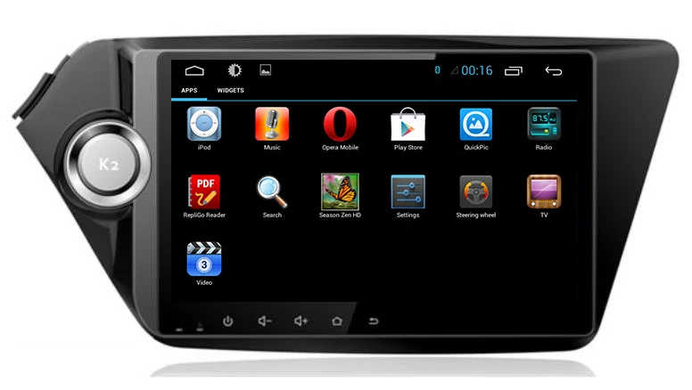 Clearance Nedehe Quad Core 2G RAM 9 inch 1024*600 Android 7.1 Car DVD (NO) GPS for Kia RIO K2 Navigation System Radio Stereo Head Unit 2