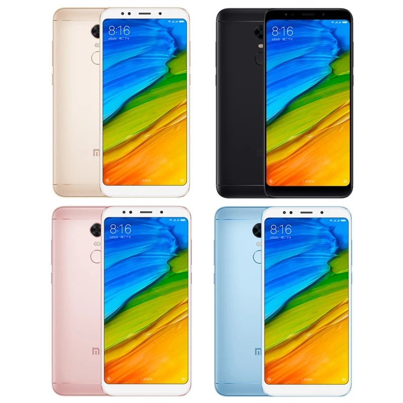 Оригинальный Xiaomi Redmi 5 Plus 4 ГБ ОЗУ 64 Гб ПЗУ 4000 мАч мобильный телефон Snapdragon 625