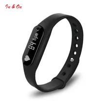 Bluetooth 4.0 пульсометр Шагомер фитнес-трекер SmartBand oled-дисплей браслет монитор сердечного ритма браслет