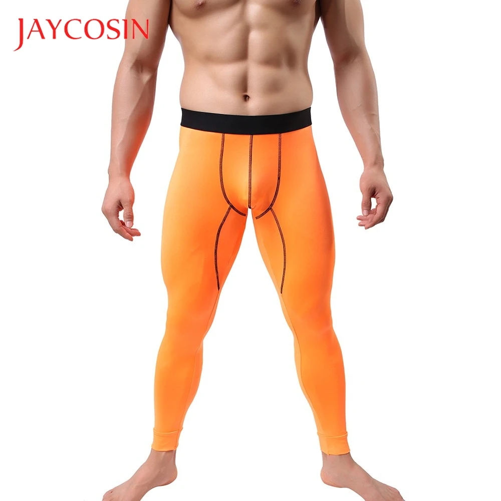 

JAYCOSIN Cotton Legging Pants Thermal Trousers Men's Baselayer Underwear Warm Casual Daily Occasion Autumn Winter Season