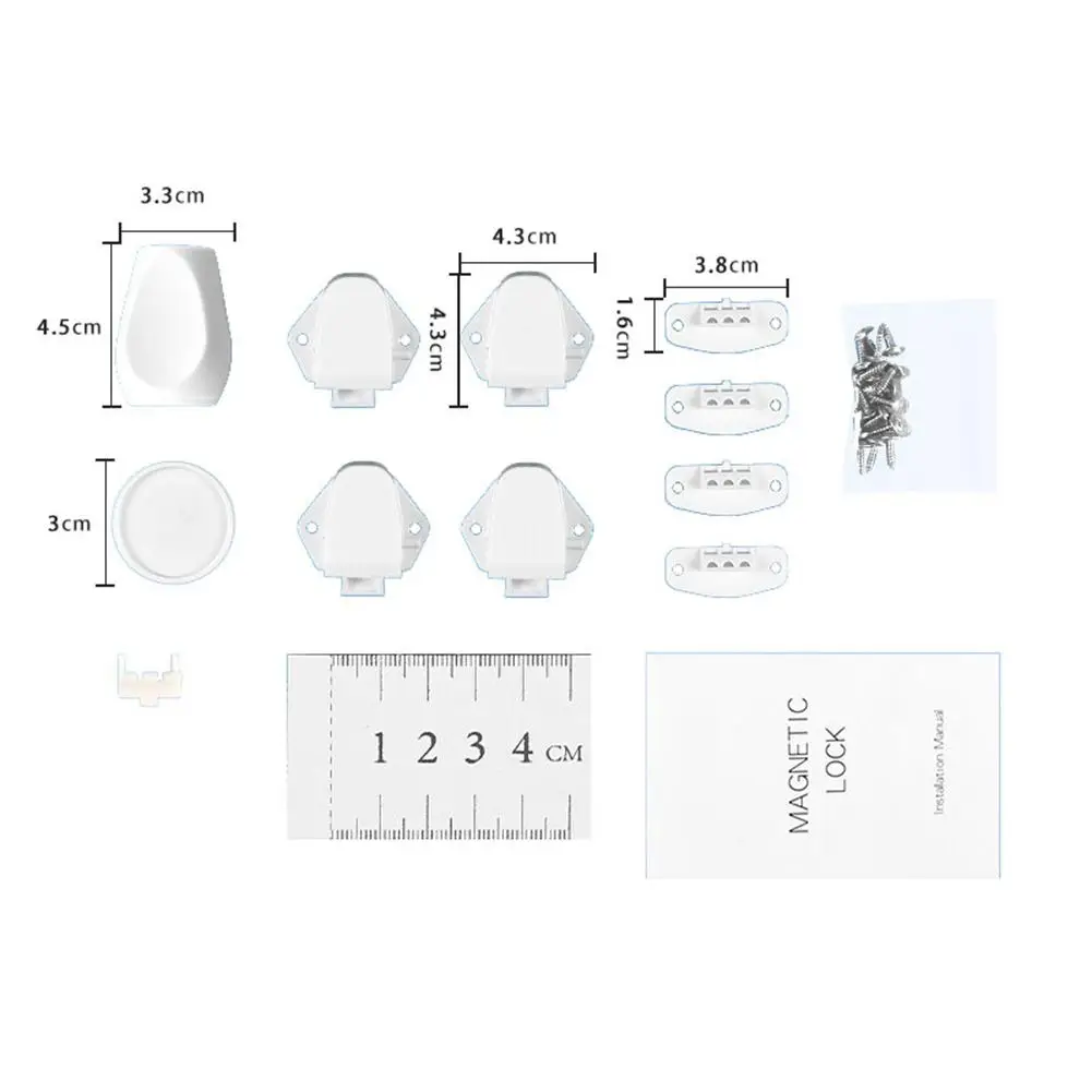 4 шт инновационные защиты детей магнитный замок ребенок Дверь ящика Невидимый Многофункциональный предохранитель Baby Care замок