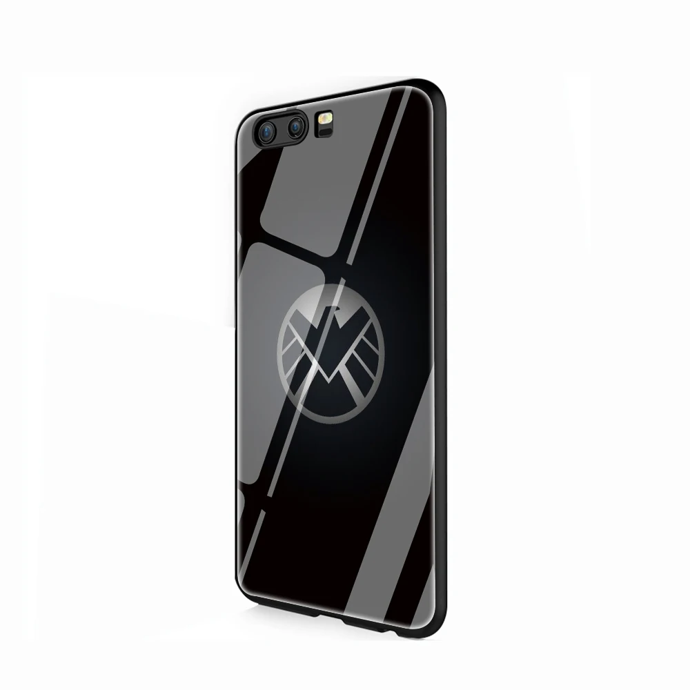 Агенты Marvel щита S. H. I. E. L. D чехол из закаленного стекла для телефона huawei Y9 Honor 8X 7A pro P10 20 Lite Pro mate 20 - Цвет: G8