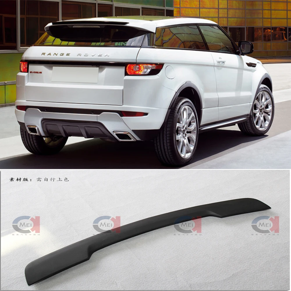 Rear accessory lip spoiler for Range Rover Evoque rear tailgate pure
