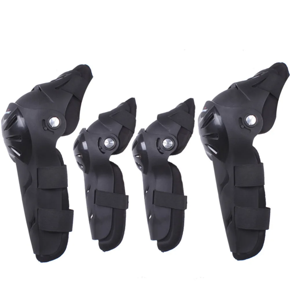 

New 4Pcs Motorcycle Elbow Knee Pads Protector Guards Rodilleras Joelheira Motocross Equipment Motocicleta Protection Gear S165