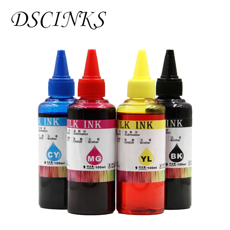 

4pcs 100ml Universal Compatible Refill Dye Ink For HP Officejet 711 cartridge ink for HP designjet T120 T520 printer