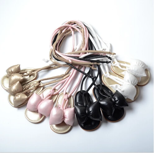 

Baby Girl Cute Sandals PU Big Butterfly sandals Infant Rome Sandals Bowknot Summer Shoes Size 0-18M