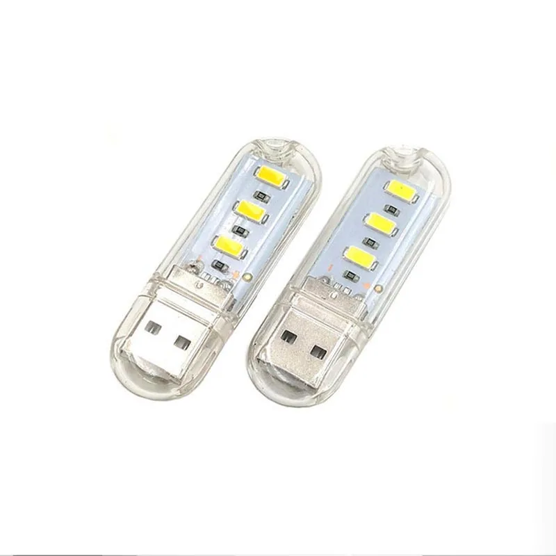 Wasafire 5 шт./лот Usb светодиодный фонарик портативный фонарь лампа белый свет для
