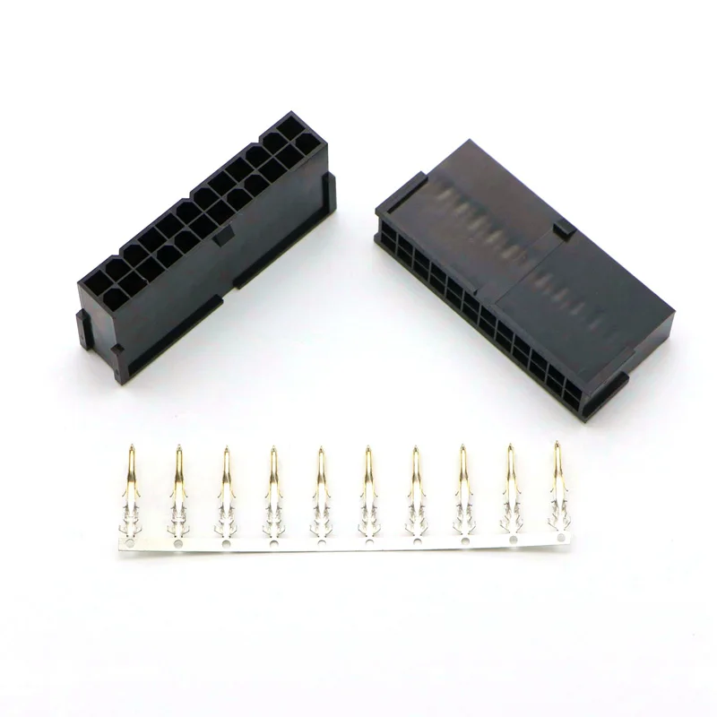 24Pin Female Connector+Gold Plated 5559 Pins