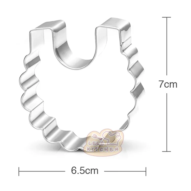 DIY Baby Shower Bottle Bib Biscuit Cookie Chocolate Cutter Mold Fondant Feeding Christmas Bottle Cake Pastry Kitchen Set Tool