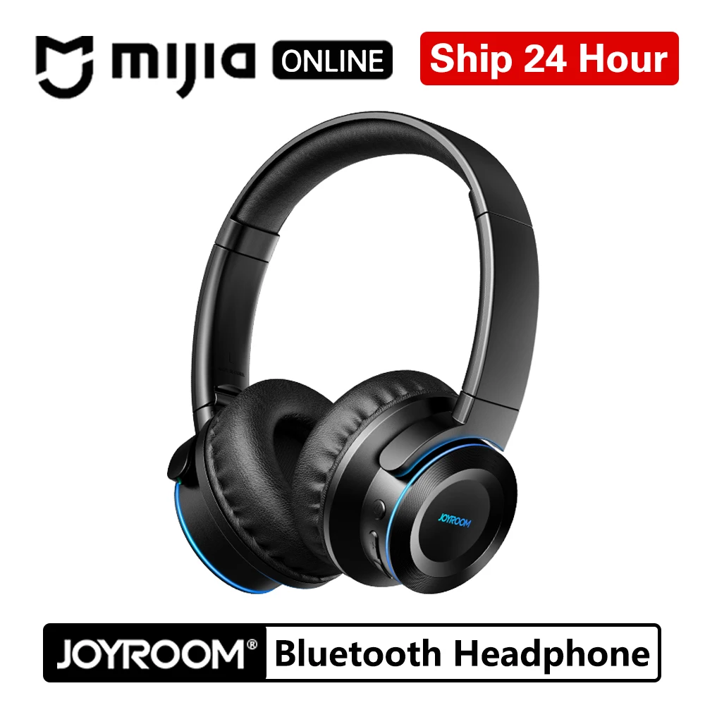 JOYROOM Bluetooth 5,0 беспроводные стерео наушники с CVC шумоподавлением гарнитура сенсорное управление Стерео 7 цветов дыхательный светильник