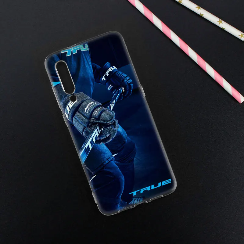 Силиконовый чехол I Love для хоккея с шайбой Xiaomi Pocophone F1 Mi 5X A1 6X A2 8 SE Lite Play Mix3 9 9SE 9T Pro CC9